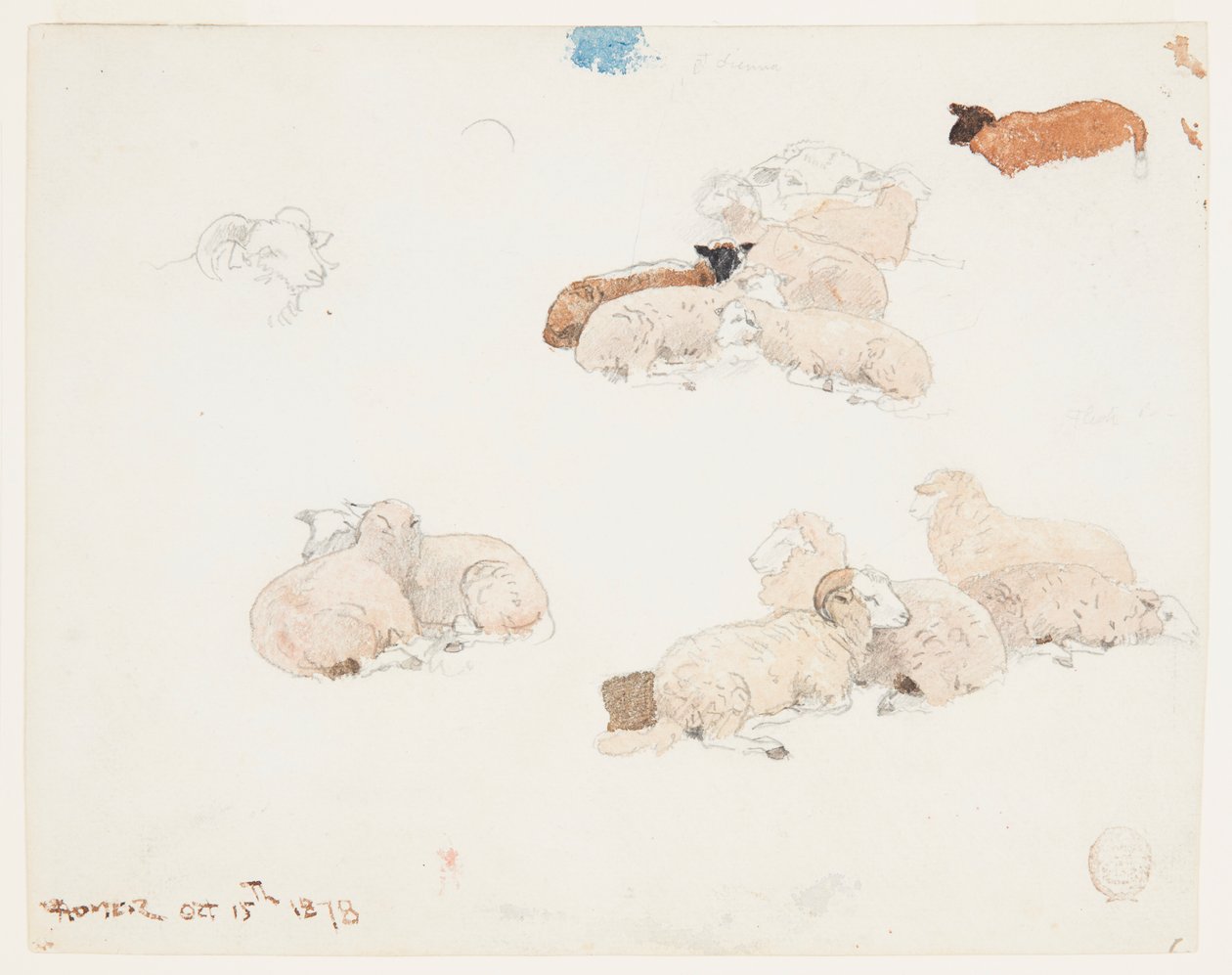Koyun Dinlendirme by Winslow Homer