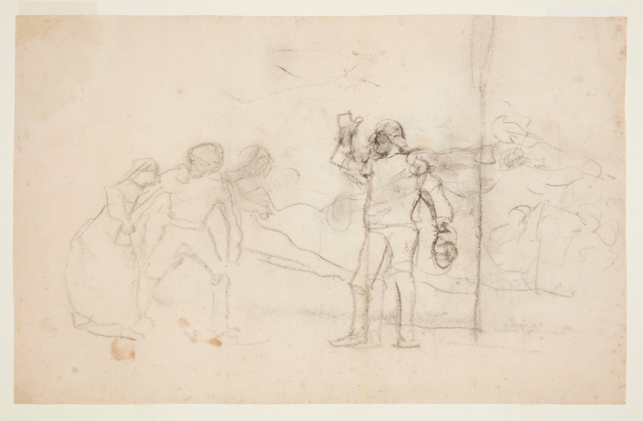 "Enkaz" için eskiz by Winslow Homer