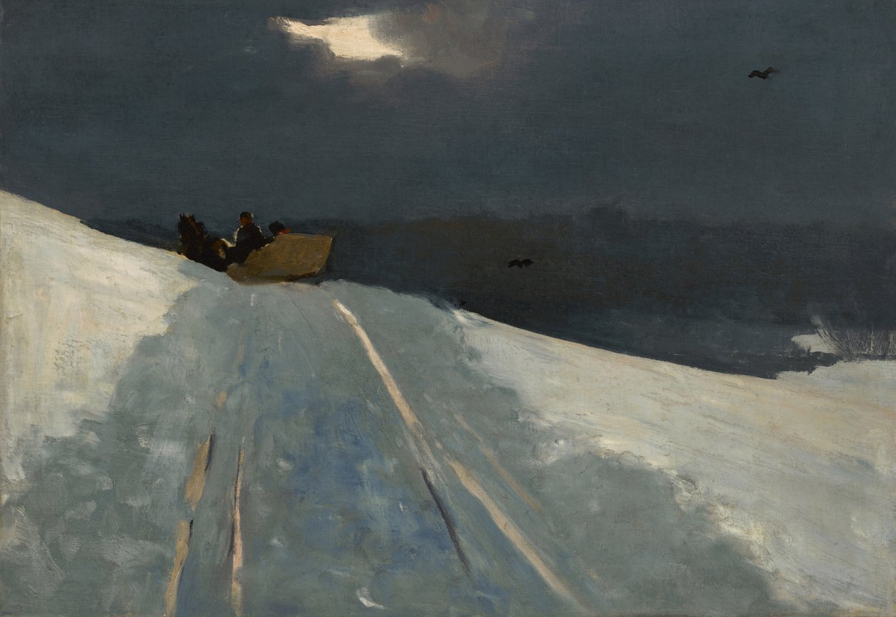 Kızak Gezintisi, c.1890-95 by Winslow Homer