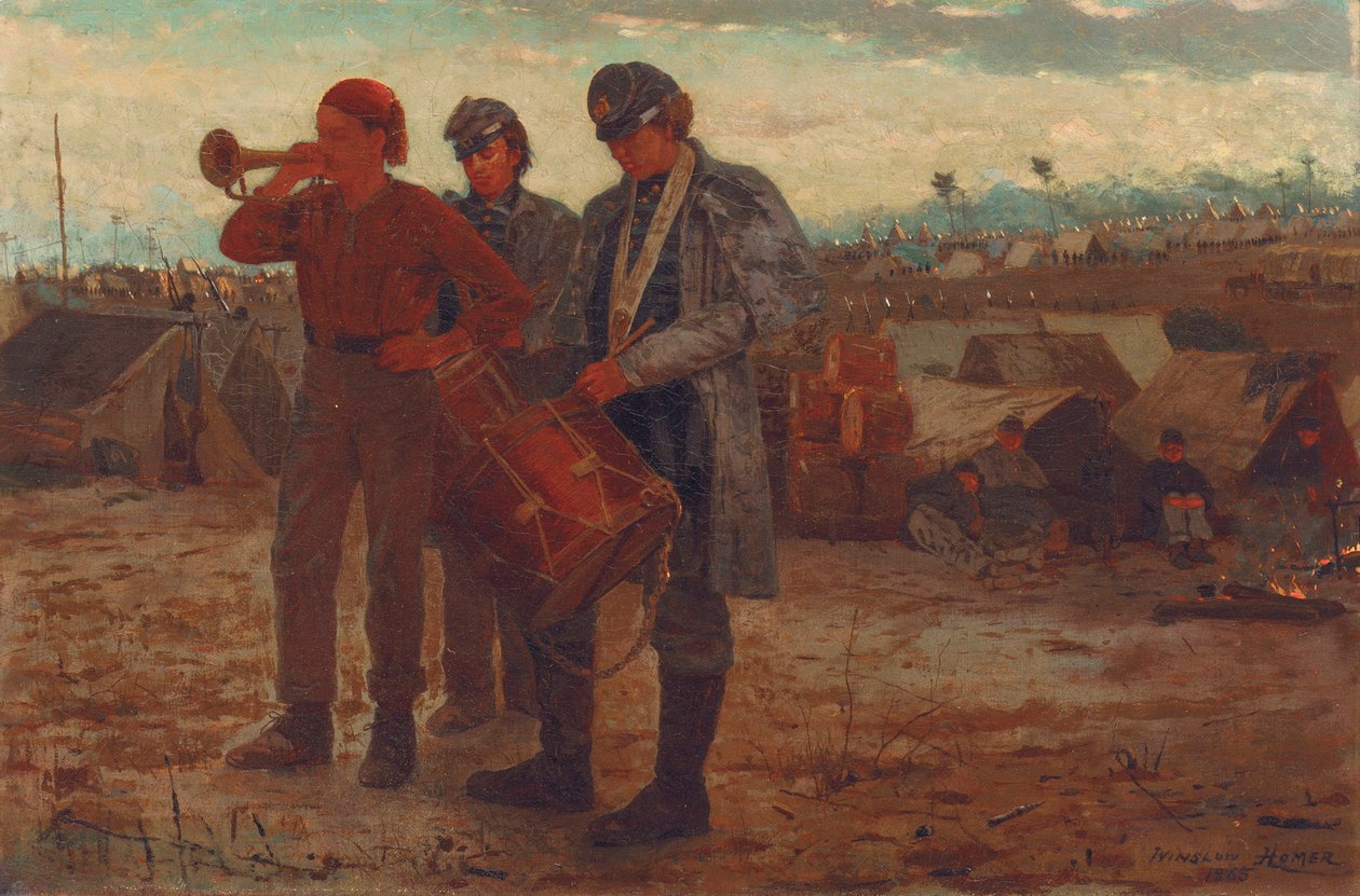 Sondaj Reveille, 1865 by Winslow Homer