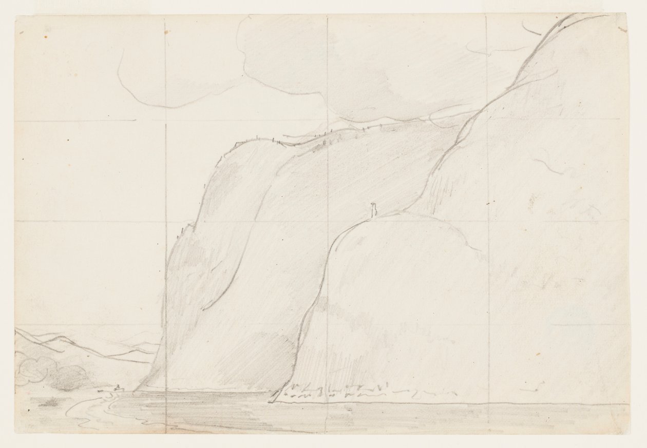 "Cape Trinity, Saguenay Nehri" için Çalışma by Winslow Homer