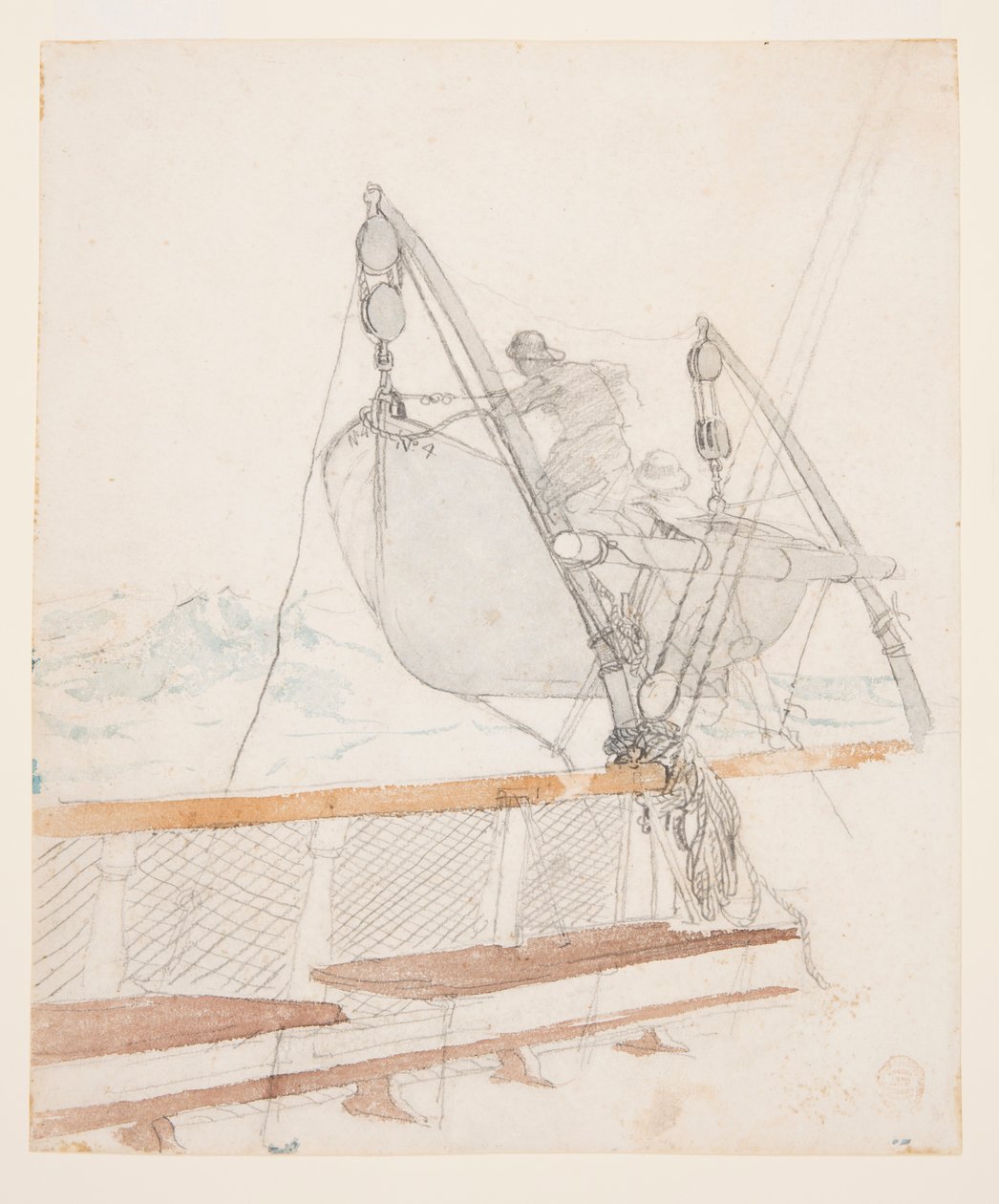 "Tehlike Sinyali" Çalışması by Winslow Homer