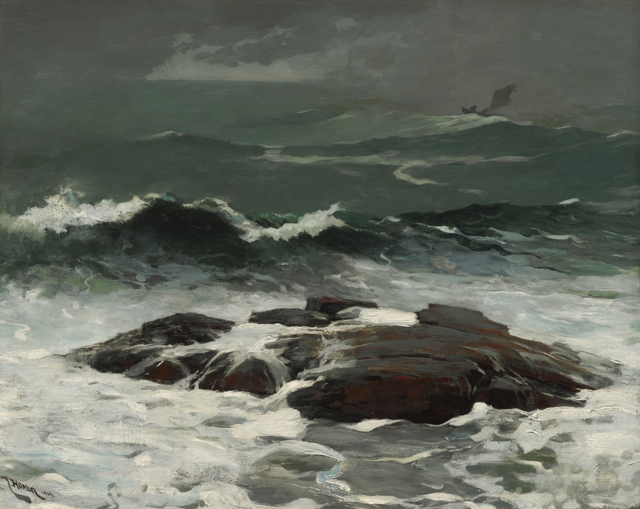 Yaz Fırtınası, 1904 by Winslow Homer