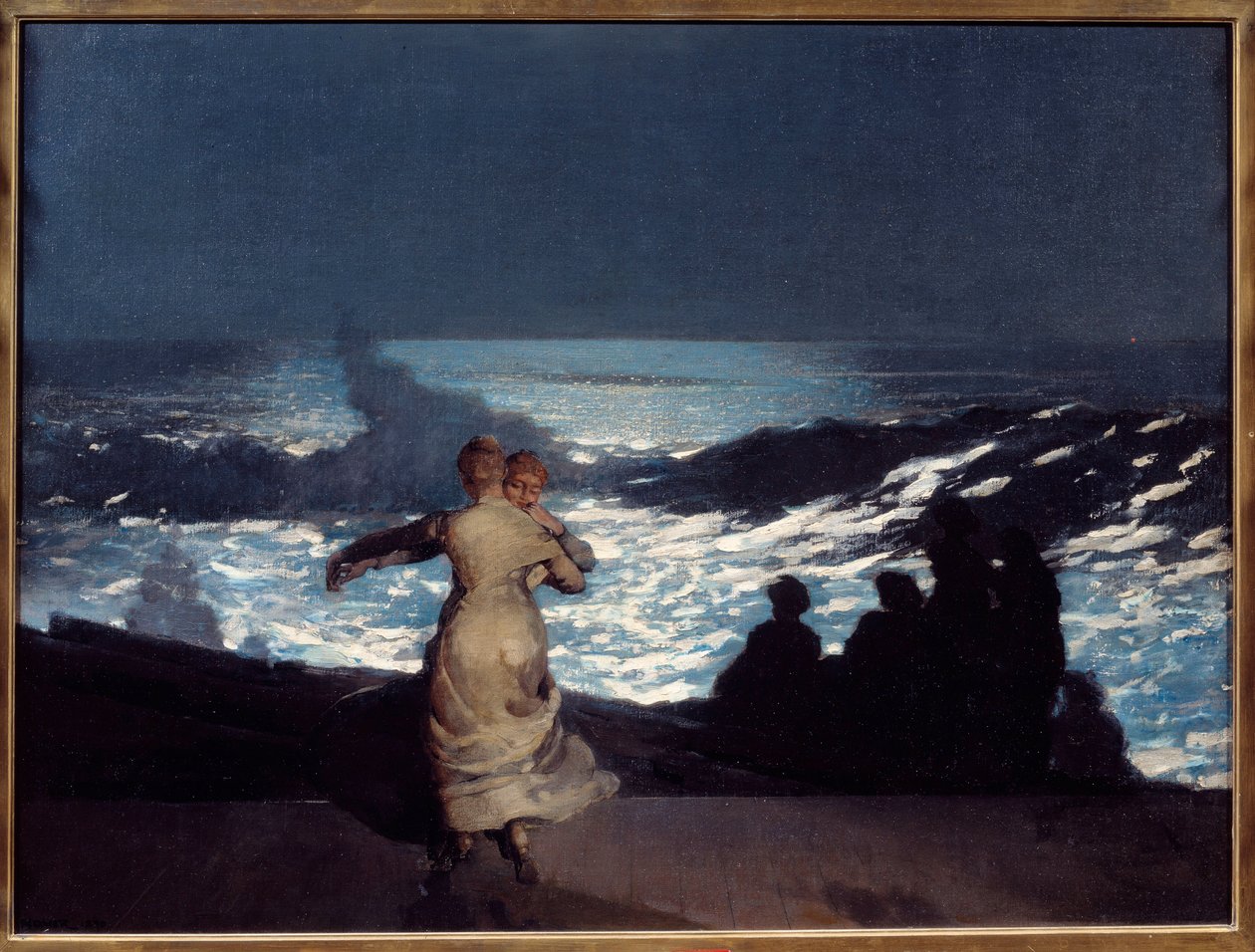 Yaz Gecesi. Ay ışığında dans eden kadınlar. Winslow Homer (1836-1910) Ec. Ben by Winslow Homer