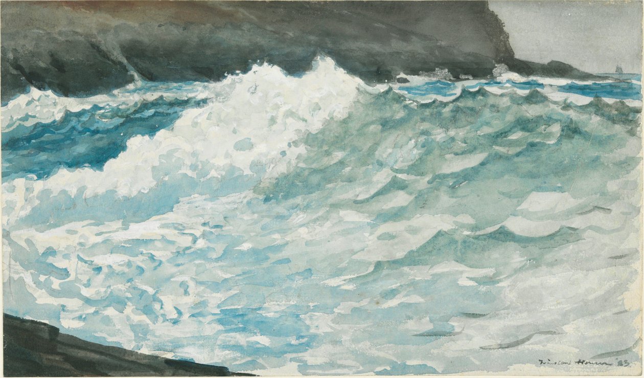 Sörf, Prout by Winslow Homer