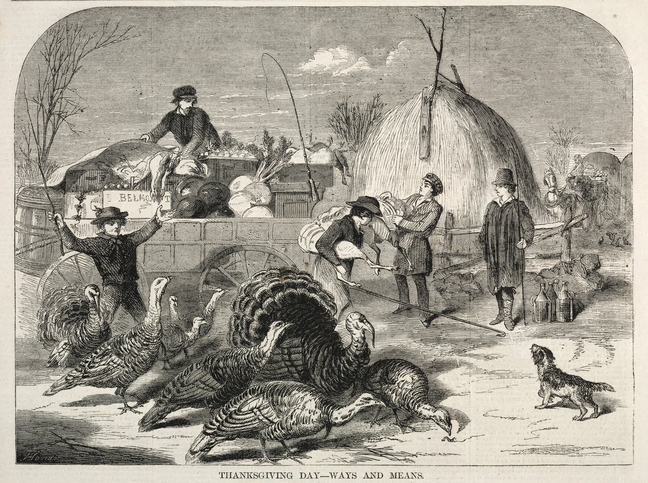 Şükran Günü - Yollar ve Araçlar, 1858. by Winslow Homer