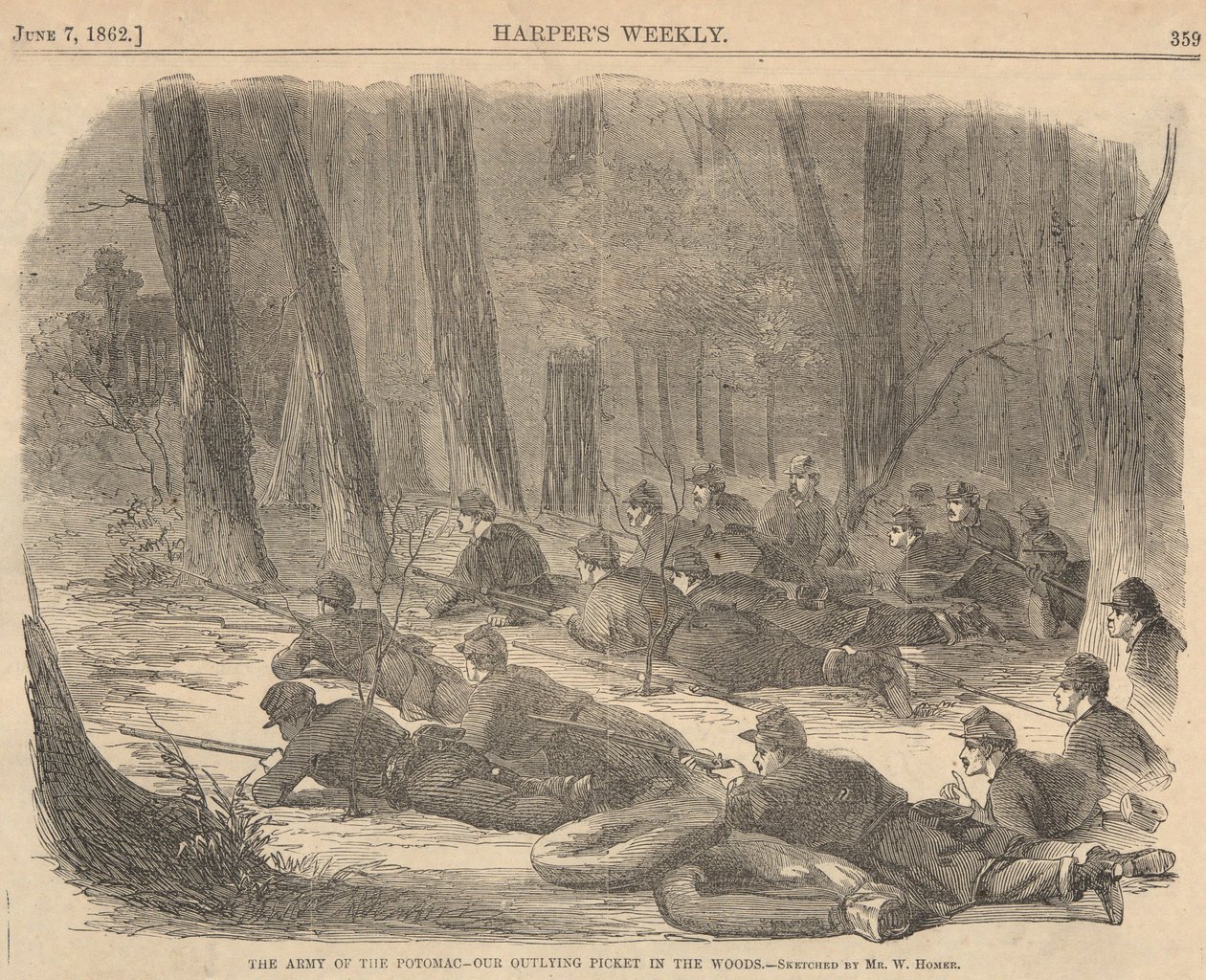 Potomac Ordusu by Winslow Homer
