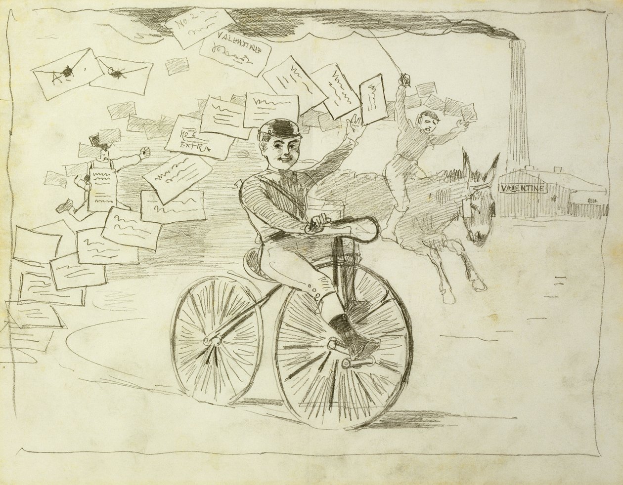 Bisiklet Habercisi, by Winslow Homer