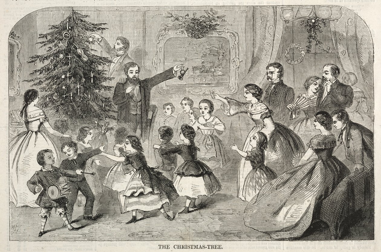 Noel Ağacı, 1858. by Winslow Homer