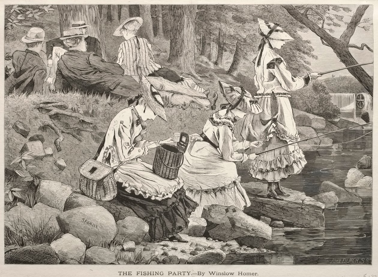 Balıkçılık Partisi, 1869. by Winslow Homer