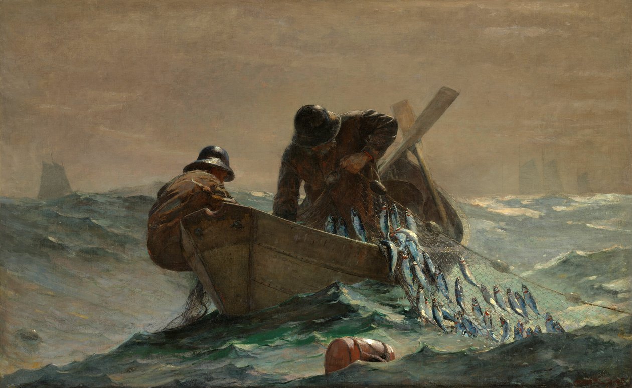 Ringa Ağı, 1885. by Winslow Homer