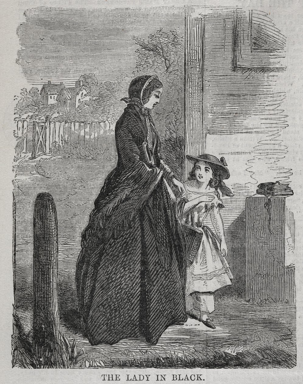 Siyahlı Kadın, 1860. by Winslow Homer