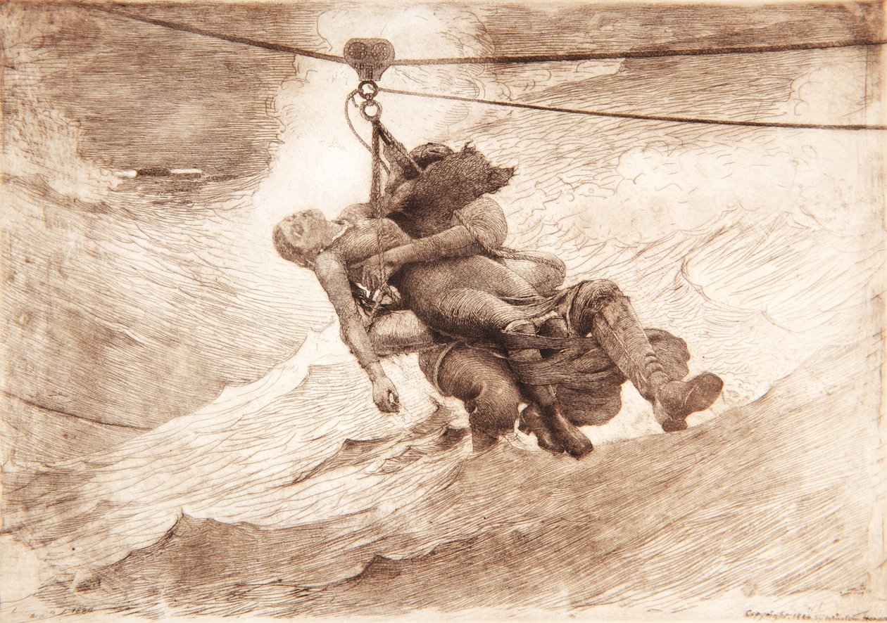 Yaşam Çizgisi, 1884 by Winslow Homer