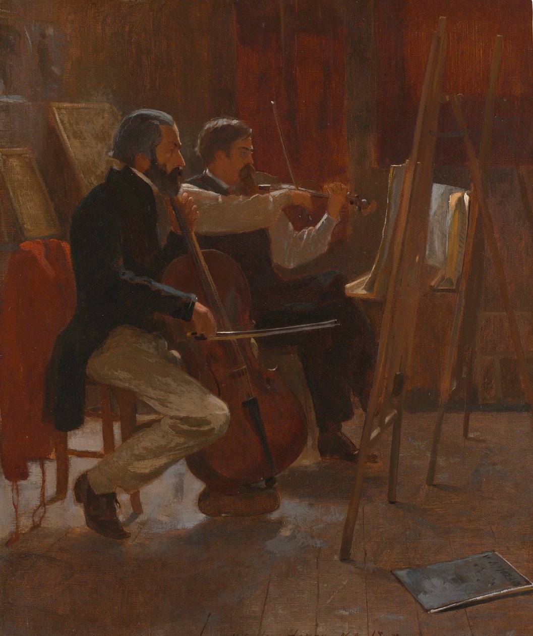 Stüdyo, 1867. by Winslow Homer