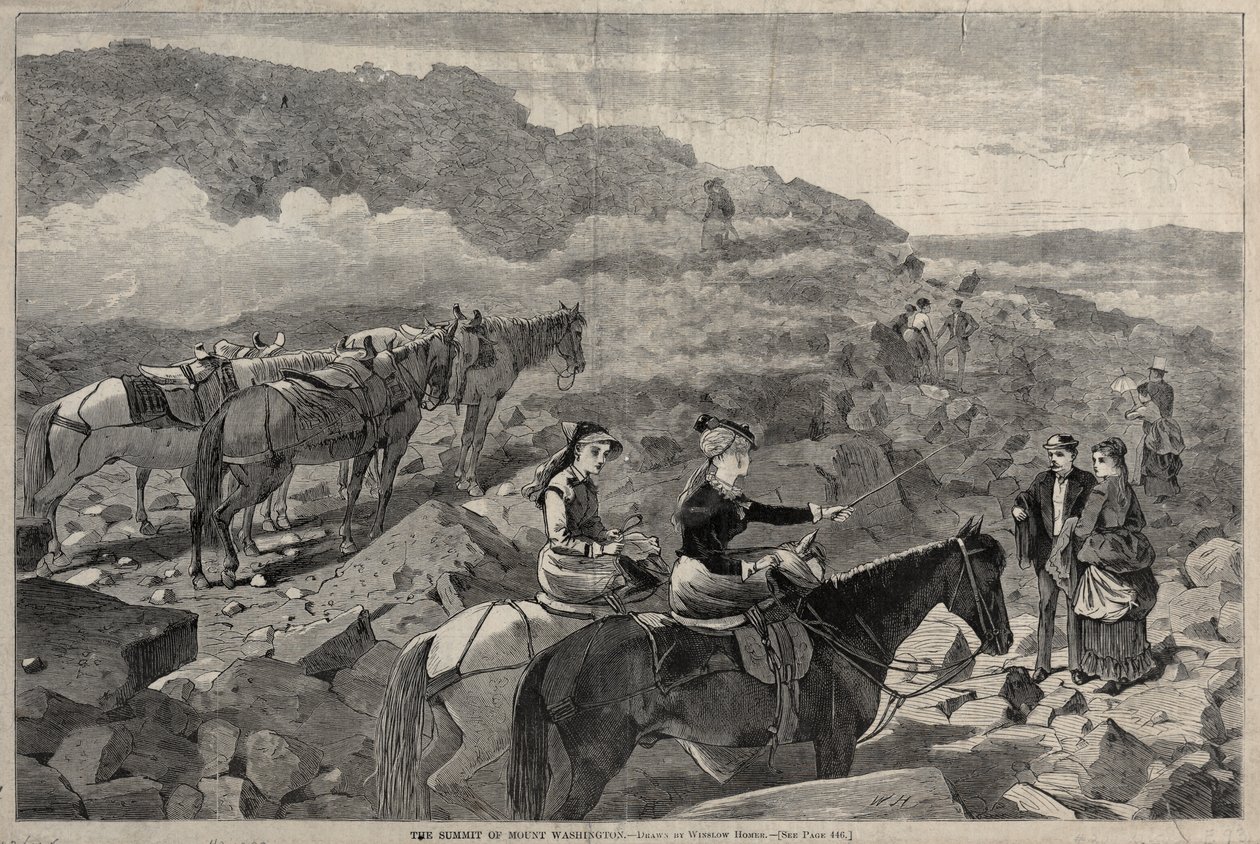 Washington Dağı Zirvesi, 1869. by Winslow Homer