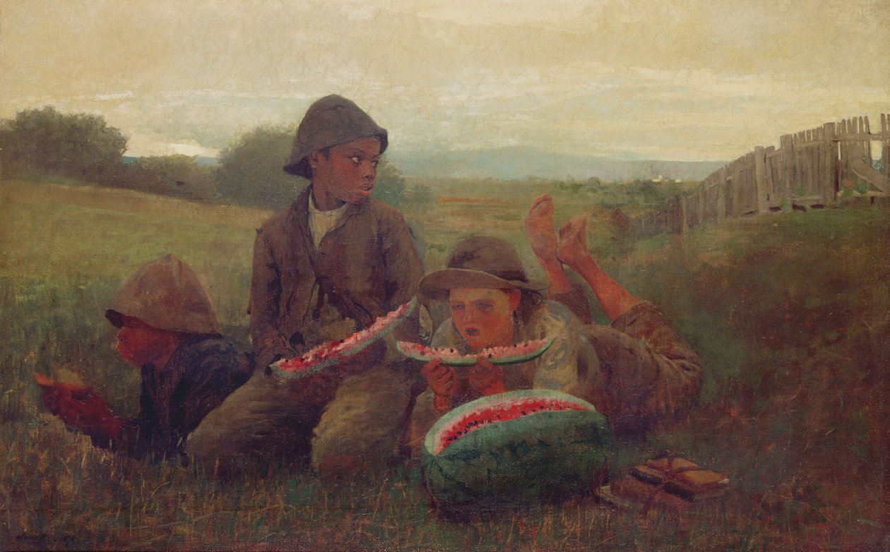Karpuz Çocuklar, 1876 by Winslow Homer