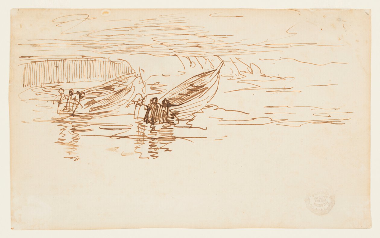 İki Dories Fırlatılıyor, İngiltere by Winslow Homer
