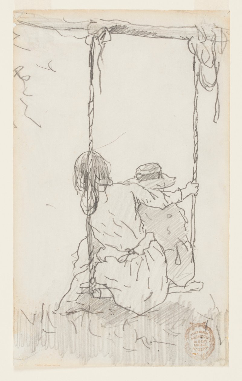 Salıncakta İki Kız by Winslow Homer