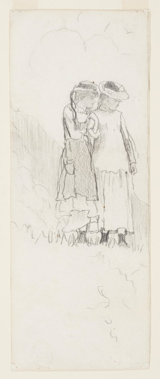Bir Tarlada İki Genç Kız by Winslow Homer