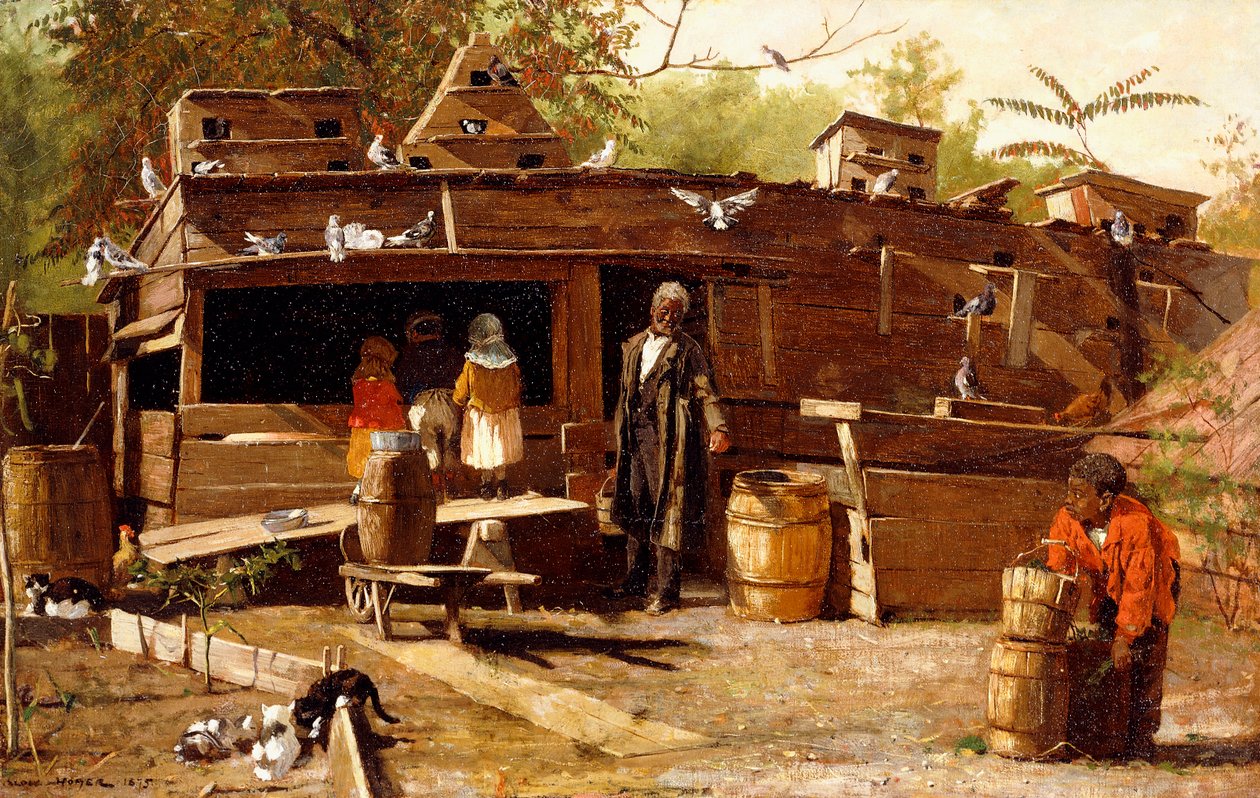 Ned Amca Evde, 1875 by Winslow Homer