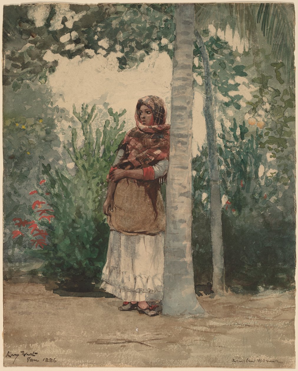 Palmiye Ağacının Altında by Winslow Homer