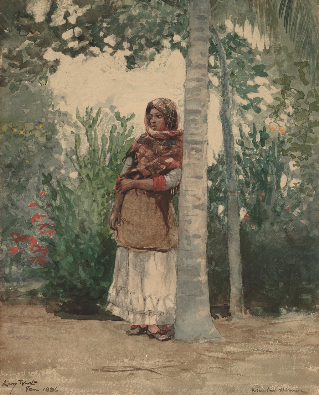 Palmiye Ağacının Altında, 1886. by Winslow Homer