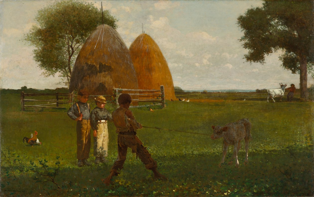 Buzağının Sütten Kesilmesi, 1875 by Winslow Homer