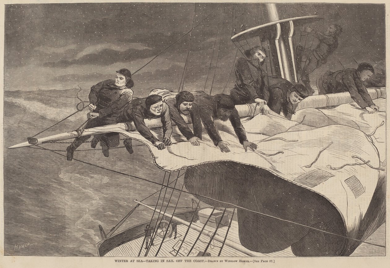 Denizde Kış - Kıyıdan Açığa Çıkmak, 1869