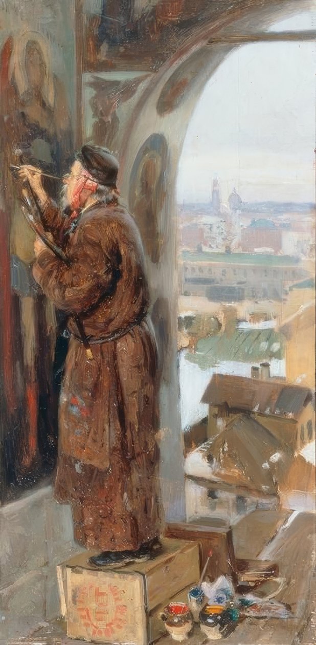 simge ressamı by Wladimir Jegorowitsch Makowski