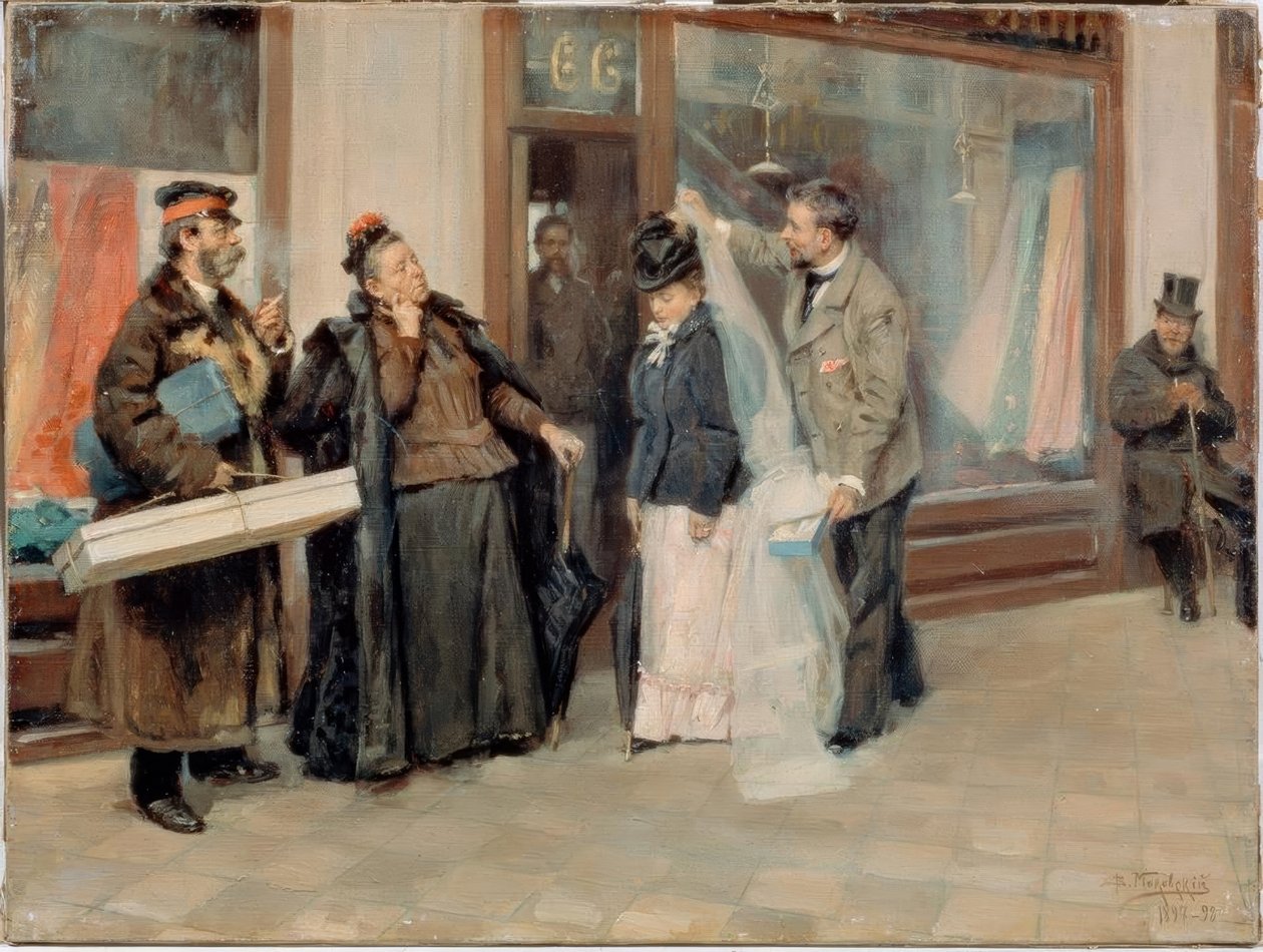 Gelin duvağı seçimi by Wladimir Jegorowitsch Makowski