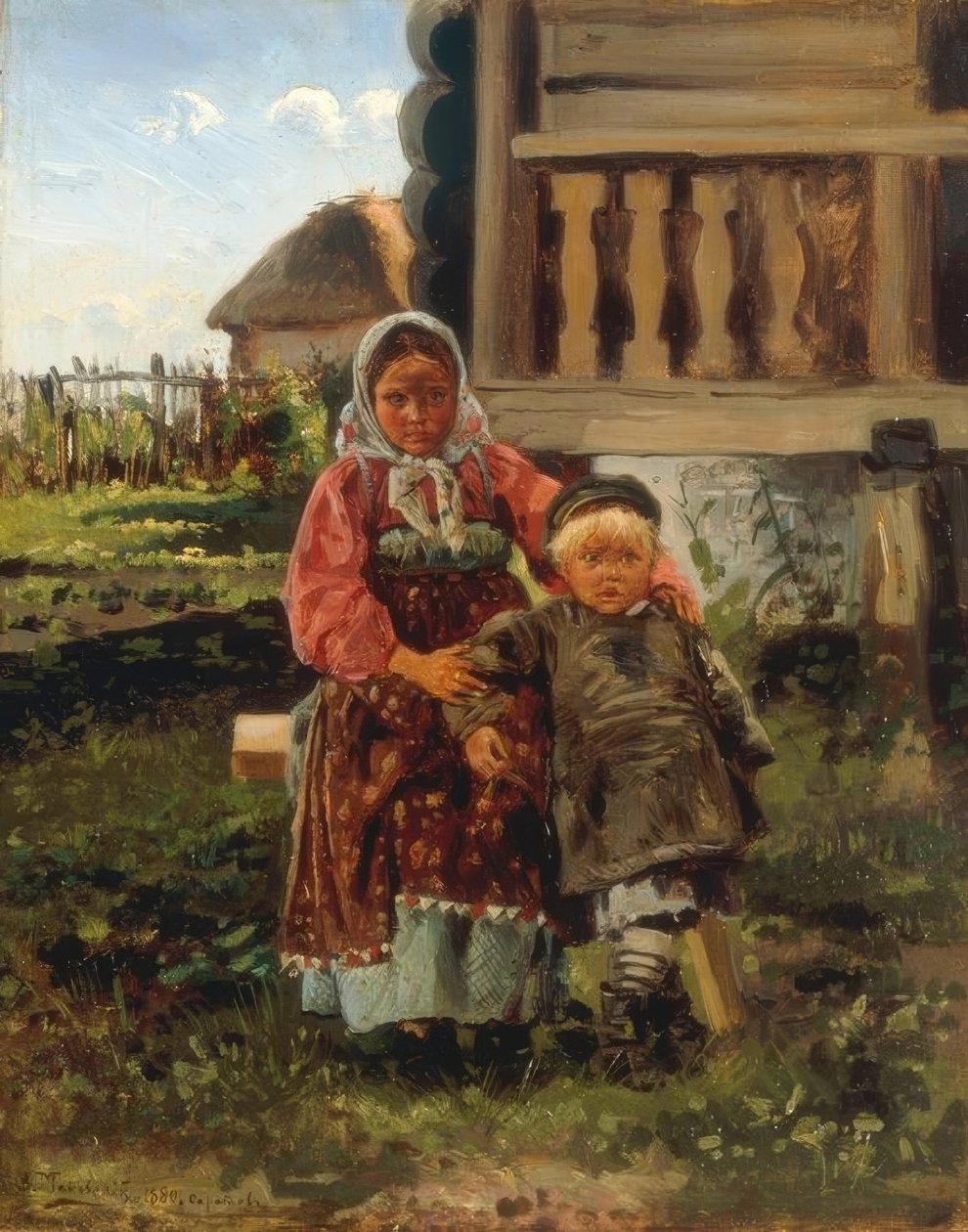 Köy çocukları by Wladimir Jegorowitsch Makowski