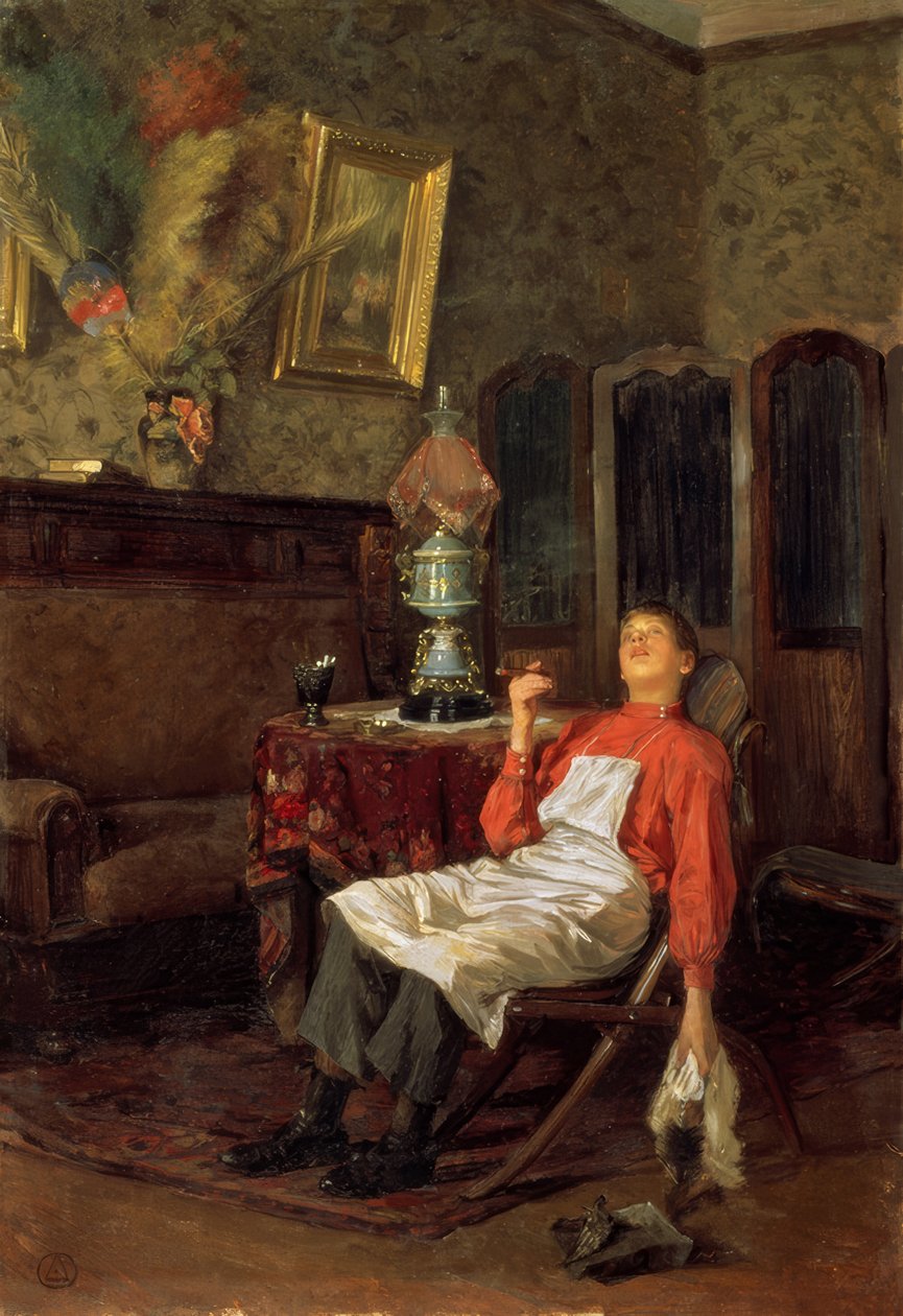 Rabbin yokluğunda by Wladimir Jegorowitsch Makowski