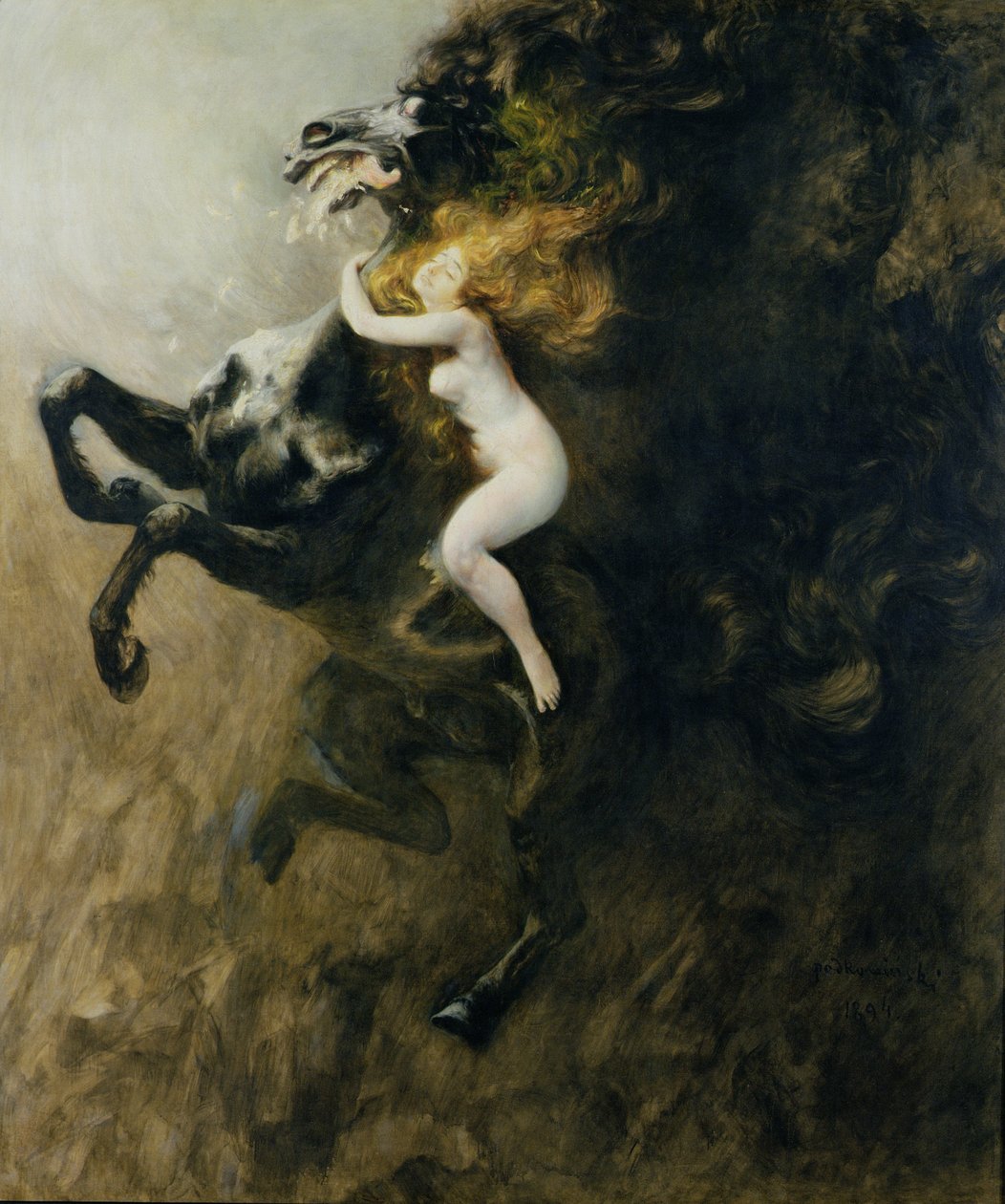 Elations Çılgınlığı veya Düşler Çılgınlığı, 1894 by Wladyslaw Podkowinski