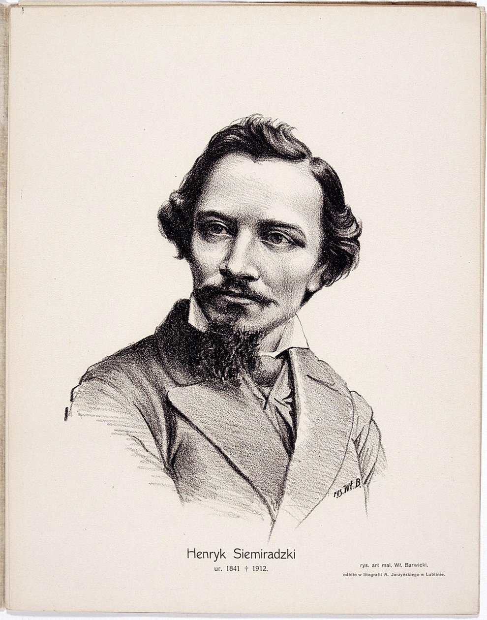 Henryk Siemiradzki 1843-1902, 1917 by Wladyslaw Barwicki