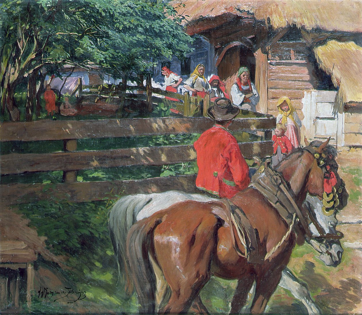 Çöpçatanlık, c.1900 by Wlodzimierz Tetmajer