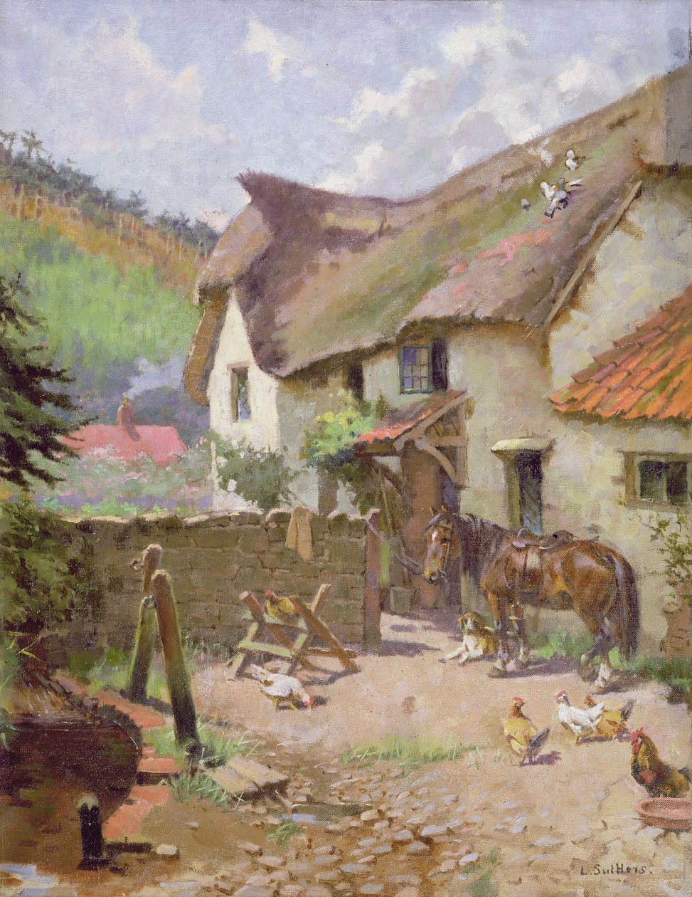 Bahçede, 1910 by Wlodzimierz Blocki