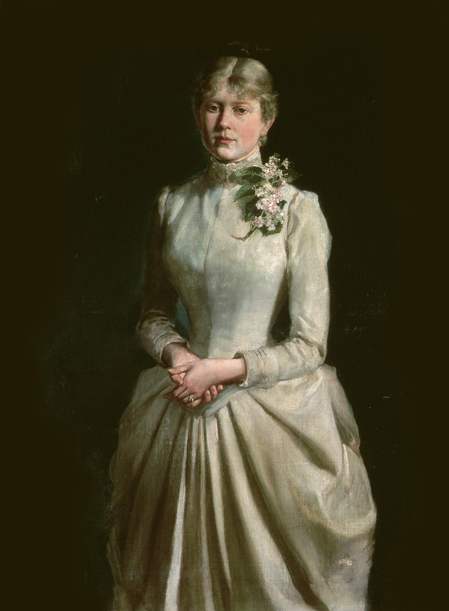 Sanatçının Karısının Portresi, Mary, 1884 by Wojciech Kossak