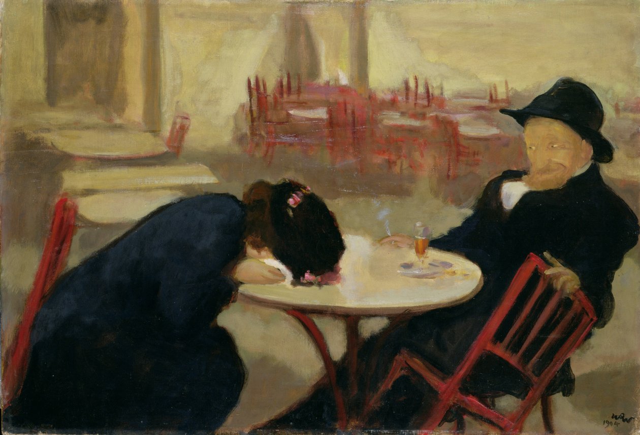 Şeytan veya Kafede, 1904 by Wojciech Stanislaw Weiss