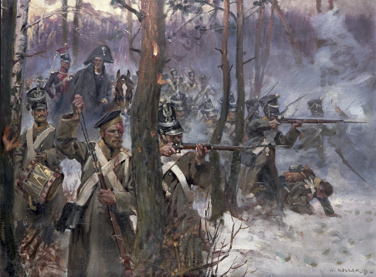 Olszynk Grochowsk Savaşı, Varşova, 25 Şubat 1831, 1912 by Wojciech Kossak