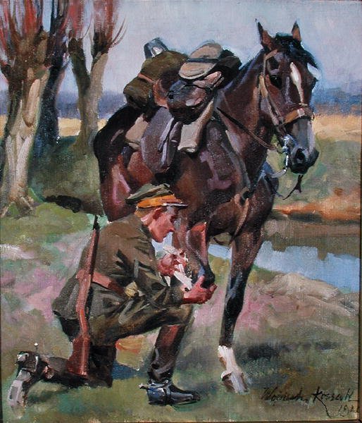 Yarayı Sarmak by Wojciech Kossak