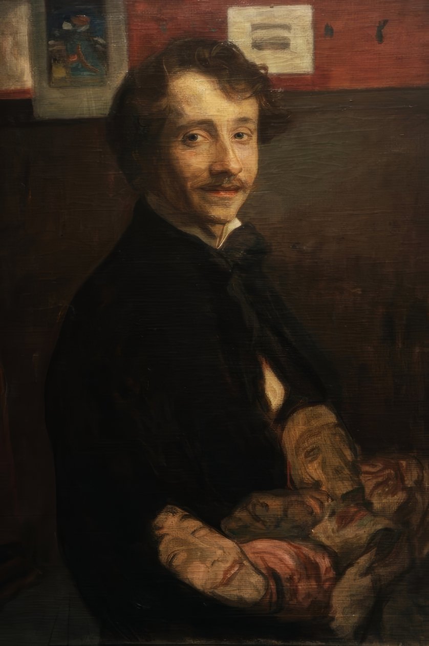 Maskeli otoportre by Wojciech Weiss