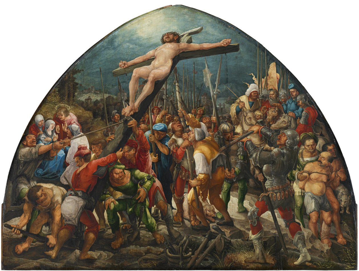 Haç Yükselişi, c. 1525 by Wolf Huber