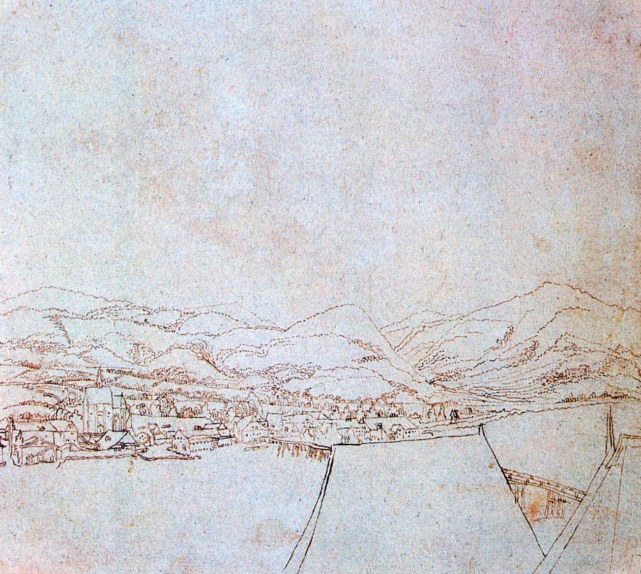 Urfahr Görünümü, c1510-1553 by Wolf Huber