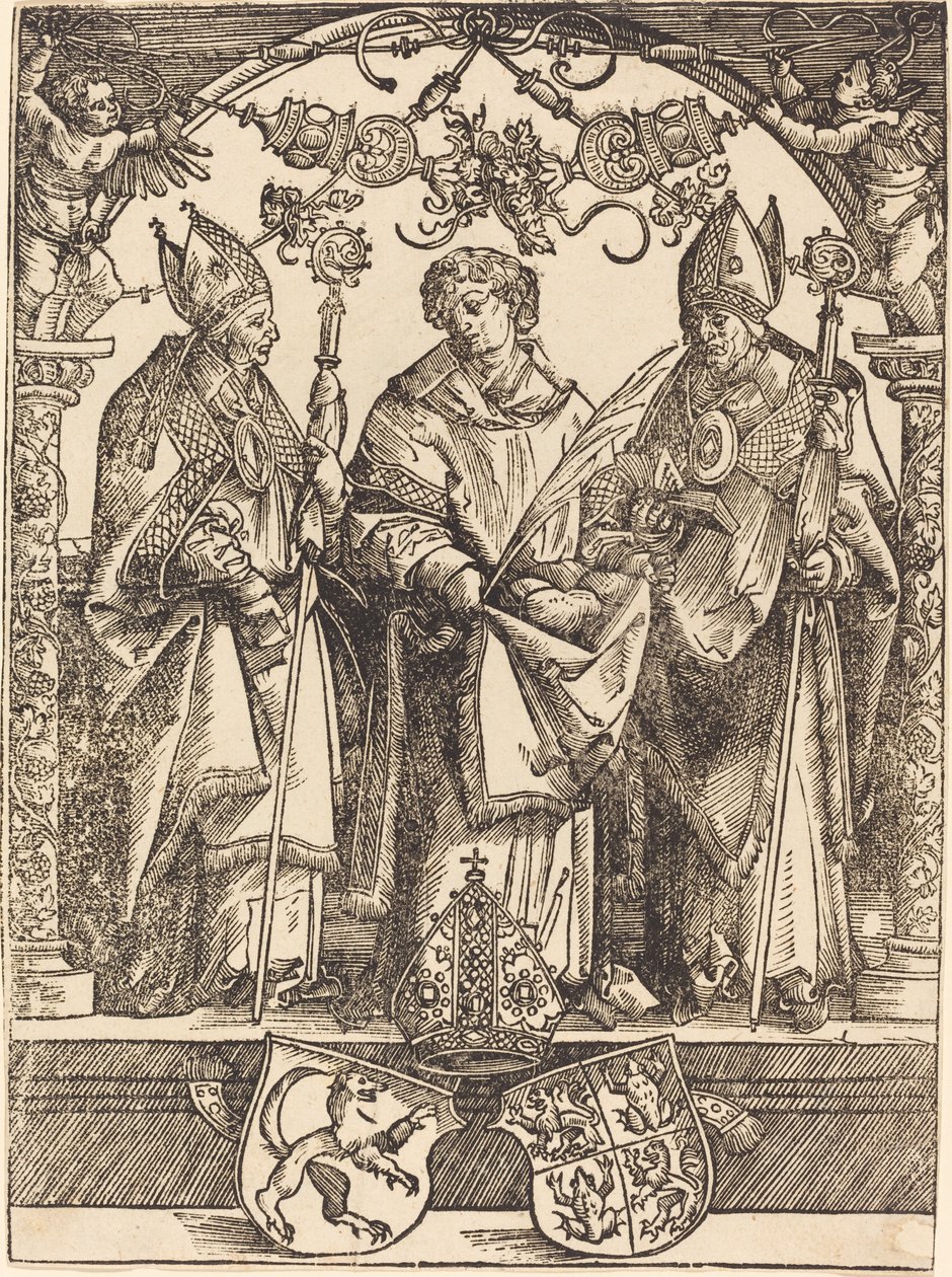 Aziz Maximilian, Stephen ve Valentine by Wolf Traut