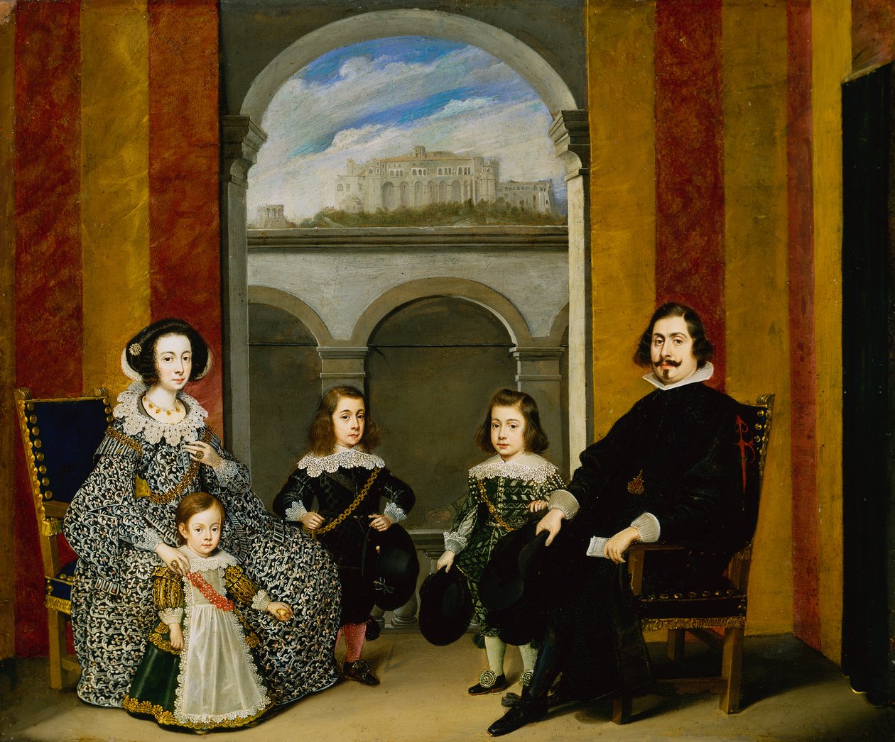 Francesco Tapia, Conte del Vasto, Ailesi ile Palazzo Tapia