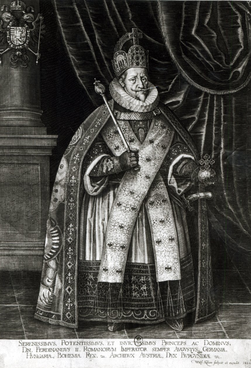 Ferdinand II (1578-1637) 1622 by Wolfgang Kilian