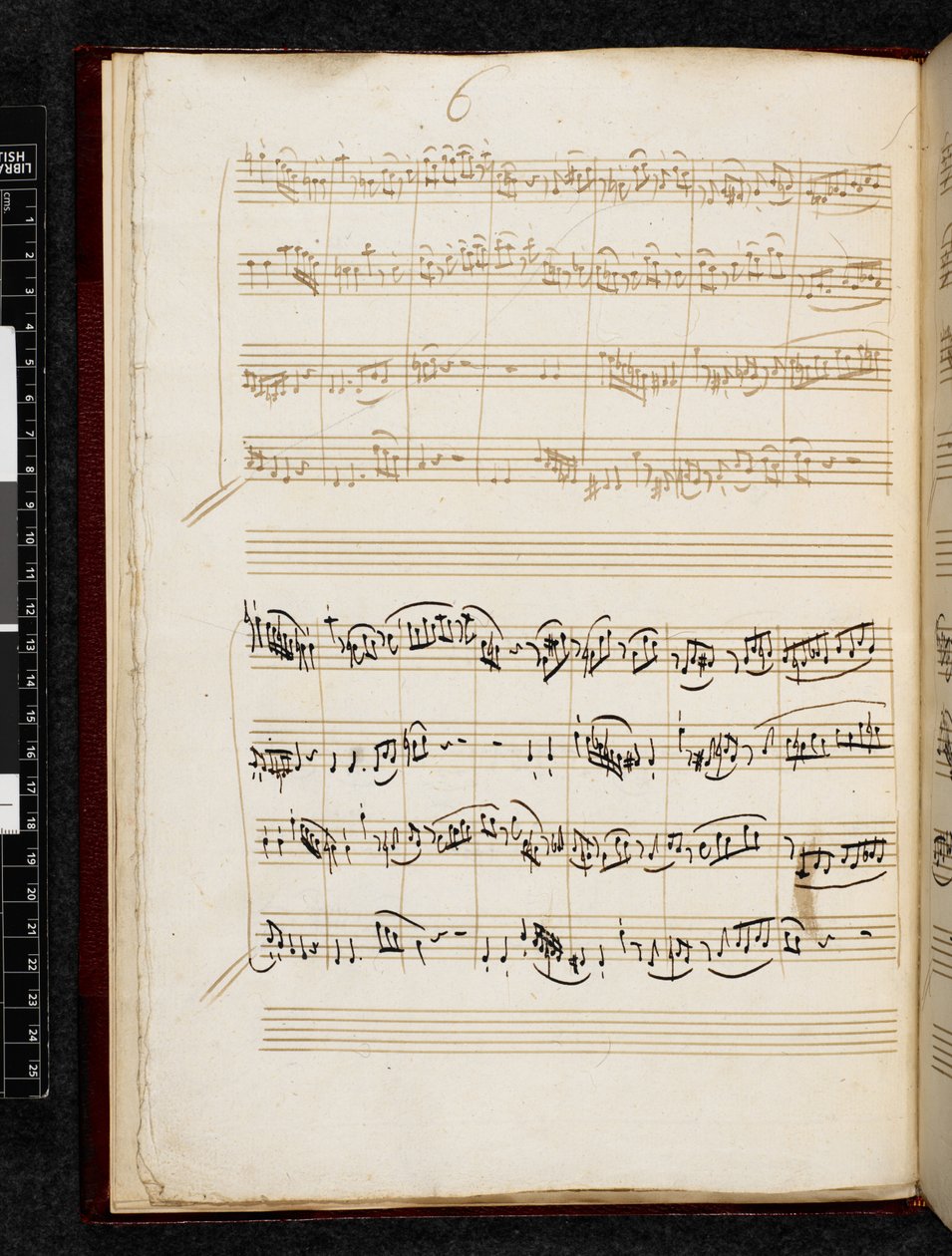 Do minör Adagio ve Füg, K. 546, Add. 28996, f.5v by Wolfgang Amadeus Mozart