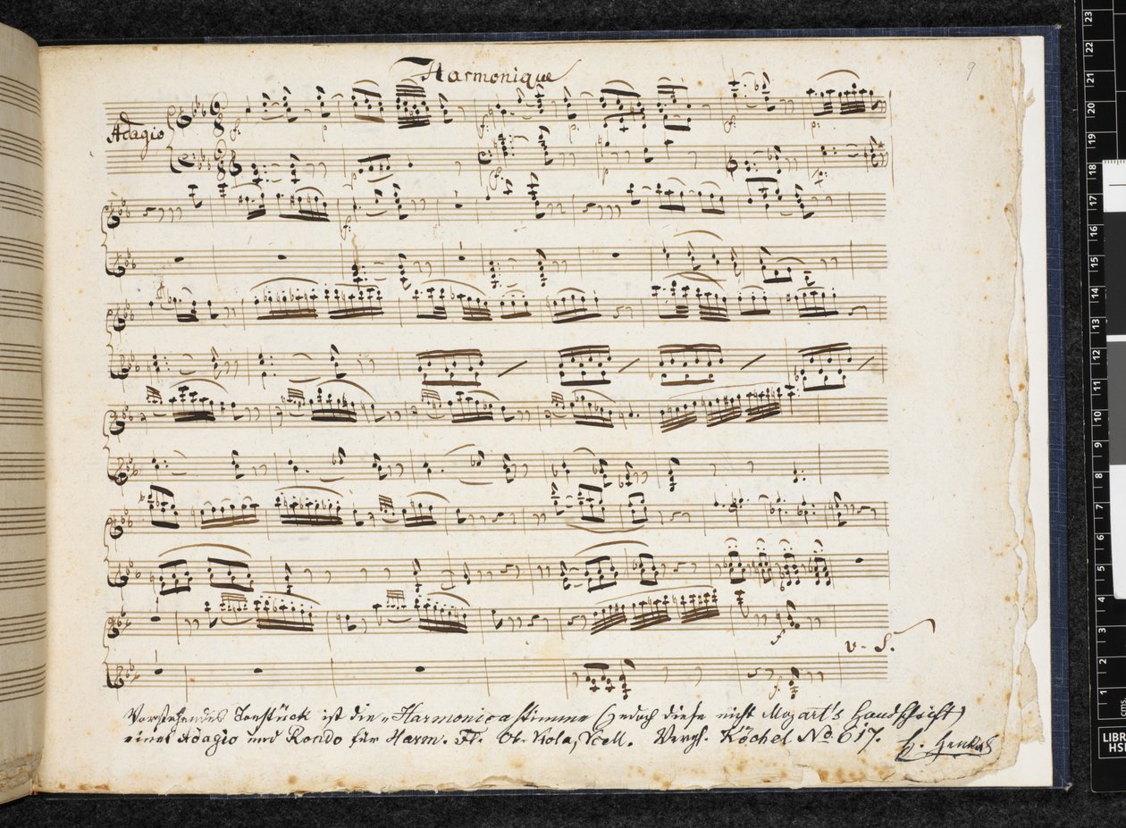 Armonika, flüt, obua, viyola ve çello için Do minör/majör Adagio ve Rondo by Wolfgang Amadeus Mozart