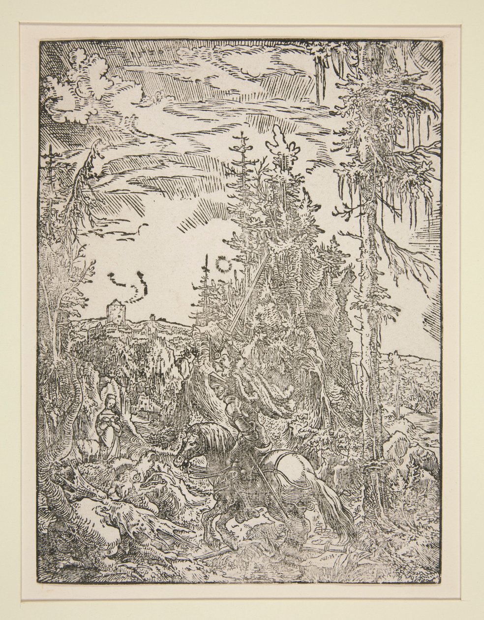 Aziz George ve Ejderha by Wolfgang Huber