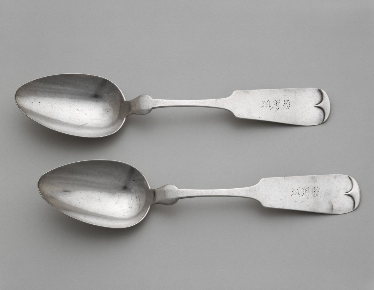 Tatlı Kaşıkları, c. 1860-1870 (gümüş) by Wood and Hughes